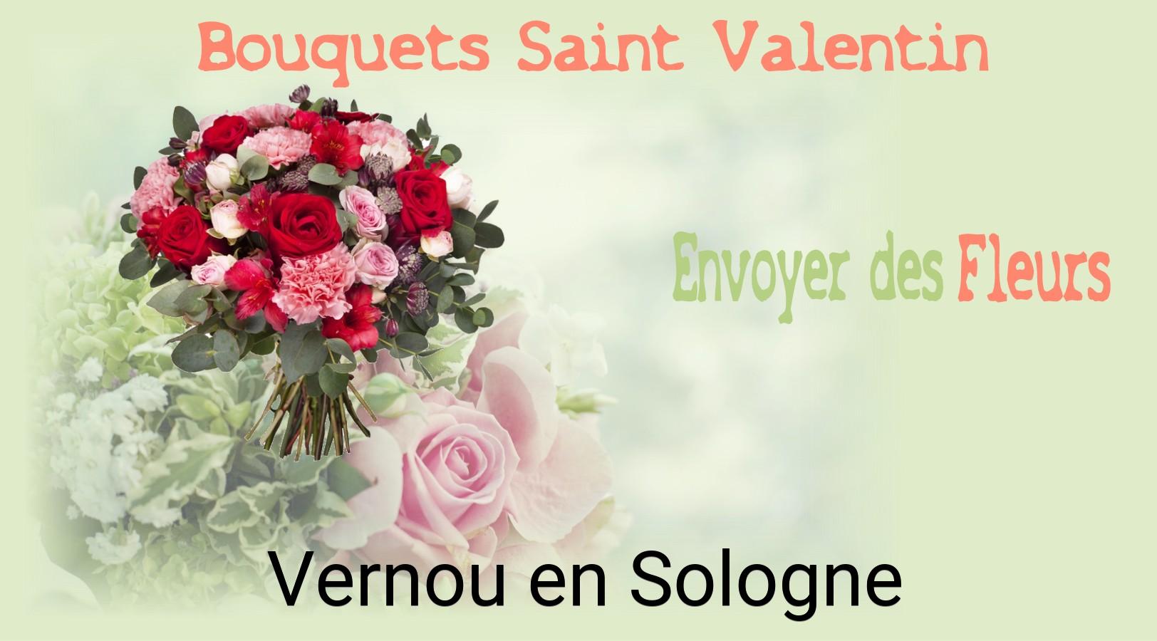 Roses de Saint-Valentin livrées à Vernou-en-Sologne